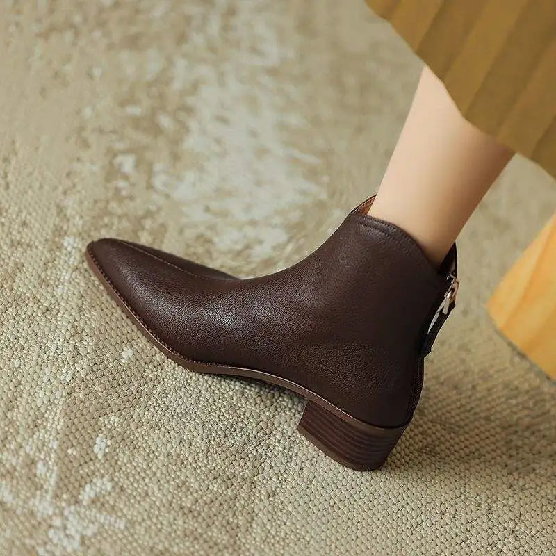 Adeline | Leather Boots