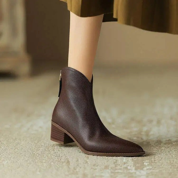 Adeline | Leather Boots