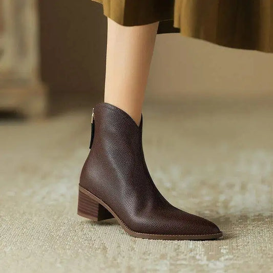 Adeline | Leather Boots