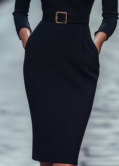 DALIA | Elegant Dress with Belt
